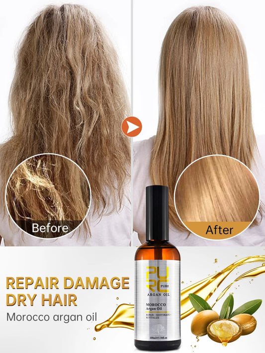Layden Pure Argan Oil Moisturizes and Conditions Scalp Roots and Strands to Help Support Thick, Full, Healthy-looking Hair